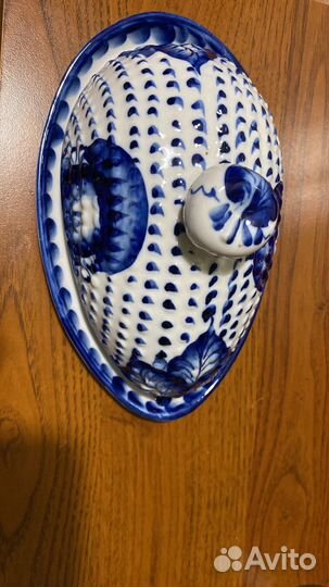 Масленка гжель