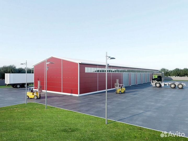 Ангар металлический каркас