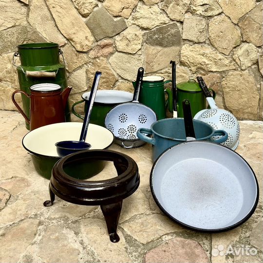 Эмалированная посуда СССР