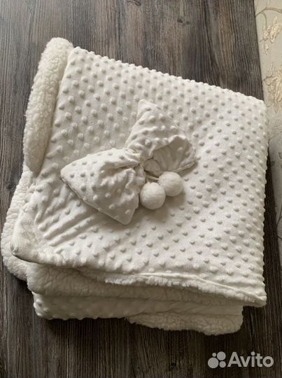 Зимний конверт на выписку. На овчине