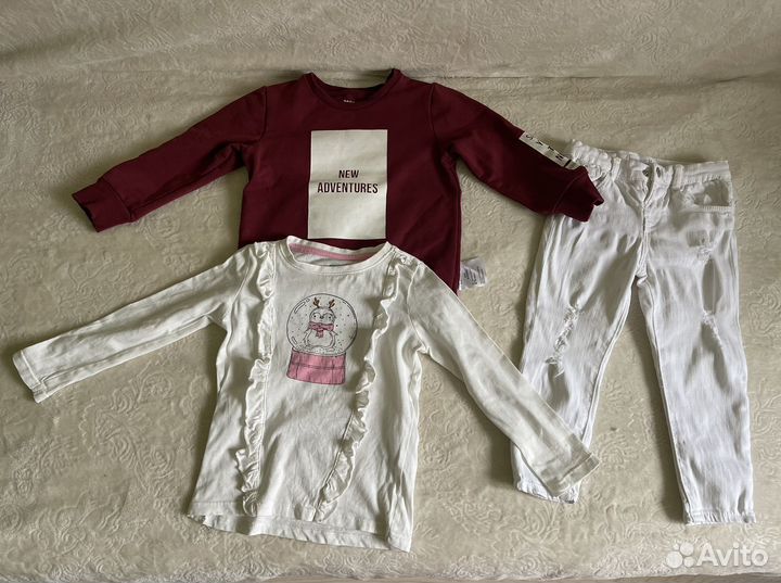 Одежда пакетом для девочки 86 92