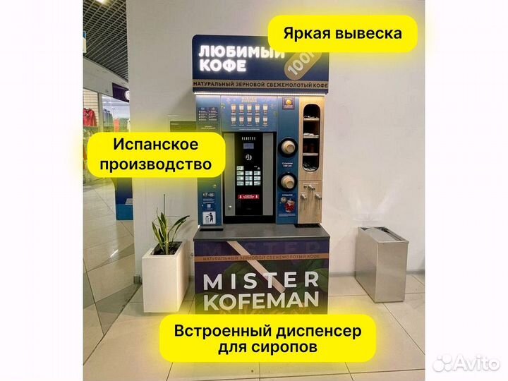 Бизнес кофейня самообслуживания под ключ