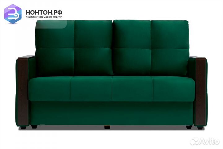 Диван еврокнижка Инсайд изумрудный