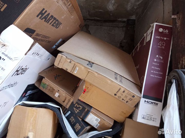 Коробка, упаковка для телевизора
