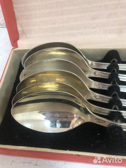 Ложки столовые.Комплект6шт.Мельхиор.Кольчугино