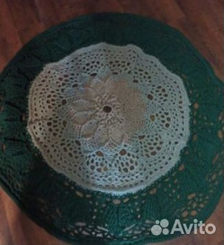 Ковер, связаный крючком из полиэфирного шнура