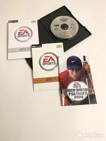 Tiger Woods PGA Tour 2004 зарубеж лицензия DVD-box