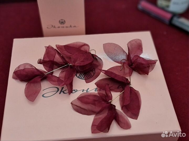 Серьги Эконика в коробке