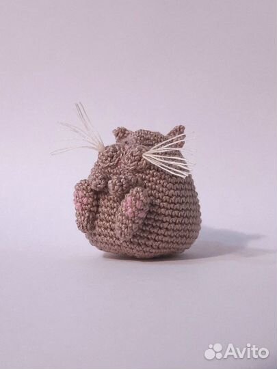 Вязаный кот, кошка, котёнок, игрушка, символ 2023