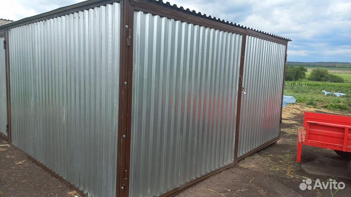 Гараж Ракушка из металлопрофиля