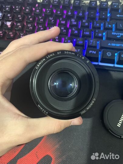 Объектив canon 50mm 1 8