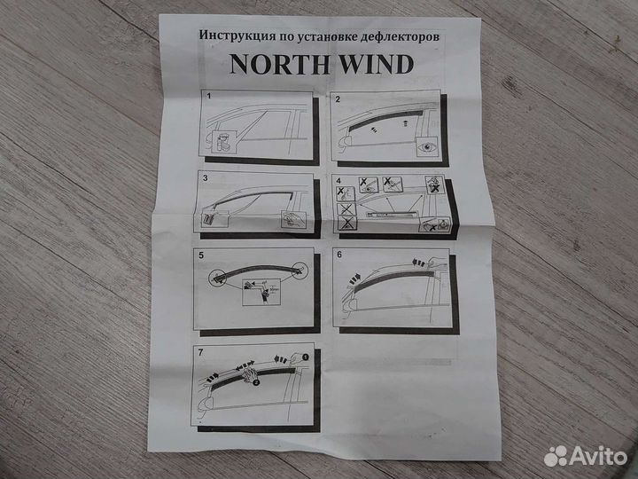 Дефлекторы окон priora