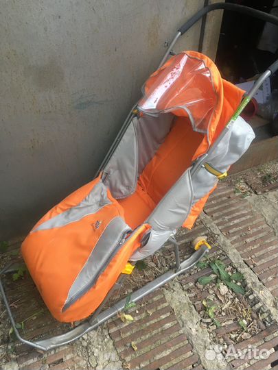 Детские санки с колесами