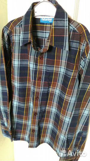 Рубашка новая рост 140 Futurino Boys на 9 лет