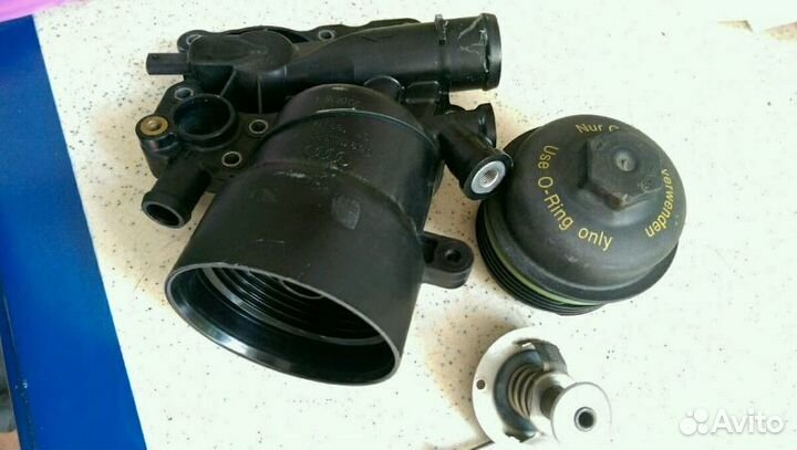 Корпус масляного фильтра на ауди Q7, Touareg, туар