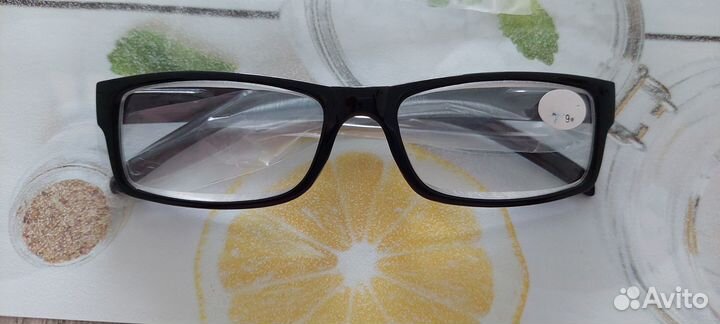 Очки с диоптриями +9