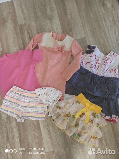 Вещи пакетом на девочку 2-3 года 92-98 см