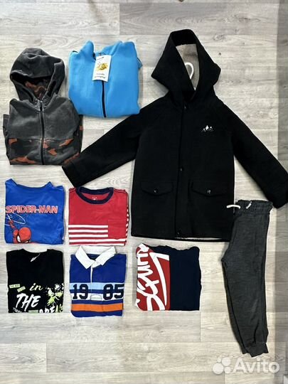 Пакет вещей на мальчика 6-7л gap hilfiger zara