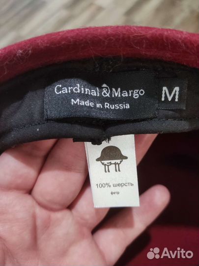 Шляпа с ушками 100 шерсть, фетр