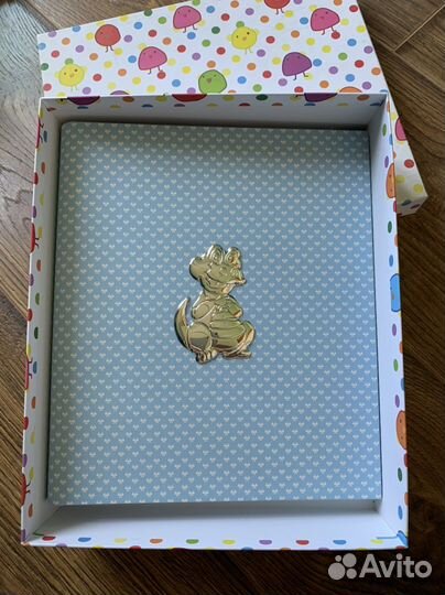 Новые фотоальбомы детские Beltrami Италия, серебро