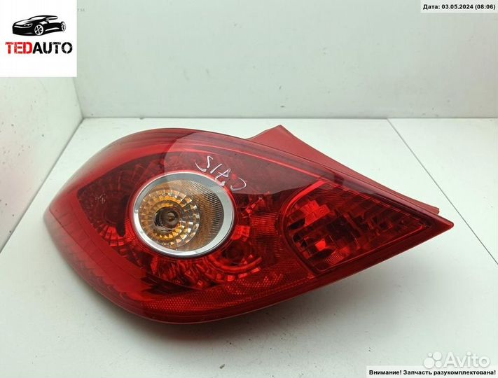 Фонарь задний левый, Opel Corsa D 2007