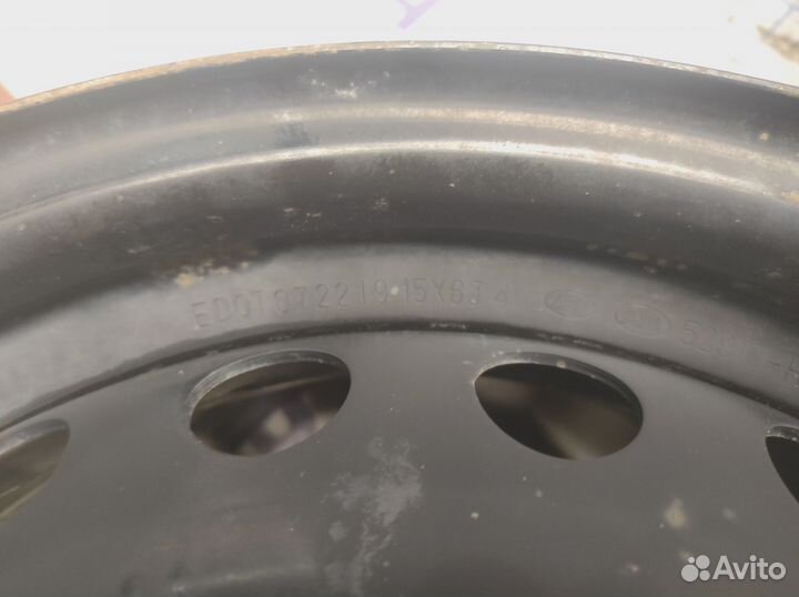 Комплект штампованных дисков R15 4*100 4 шт