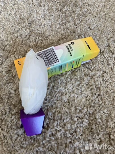 Умная лампочка яндекс е14