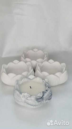 Гипсовые подсвечники