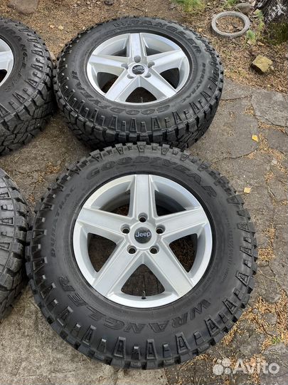 Колеса r17 5/127 jeep wrangler грязевые как новые