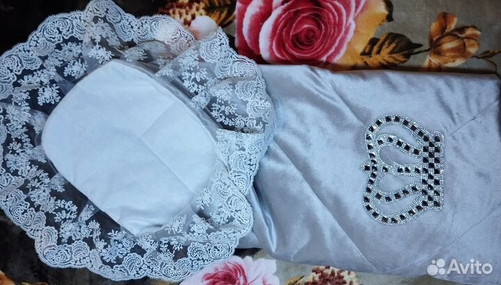 Конверт на выписку новорожденных лето