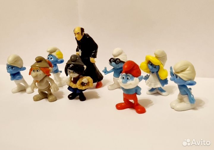 Фигурки из киндер сюрприза «Смурфики-2»