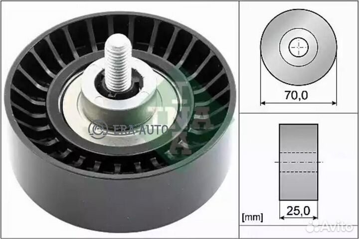 INA 532065510 Ролик натяжителя поликлин.ремня