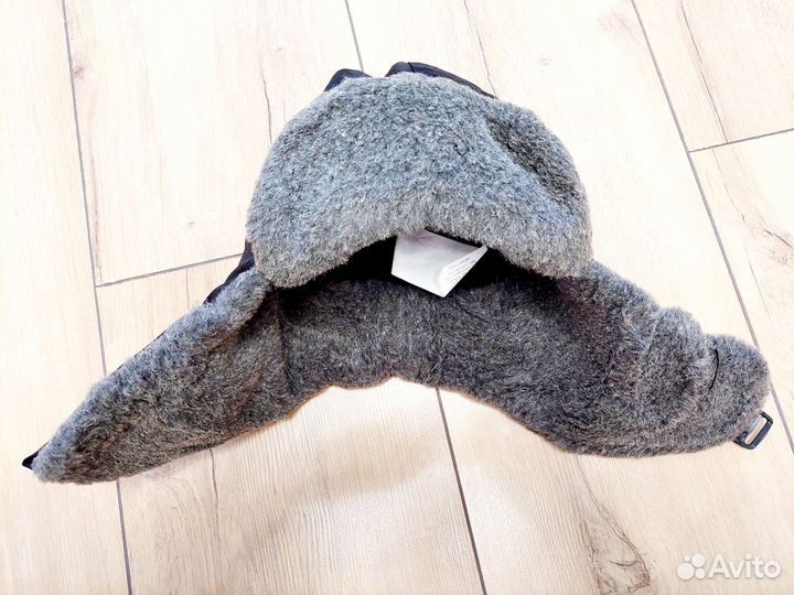 Шапка-ушанка с креплением на каску