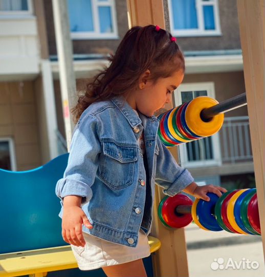 Детская джинсовая куртка zara 98