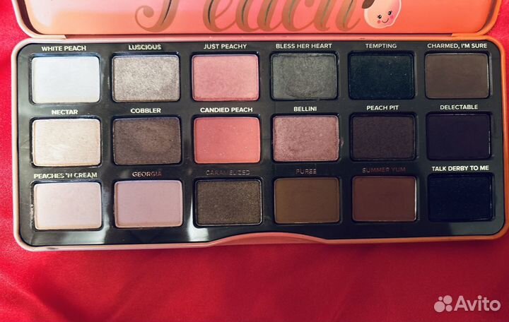 Тени Too faced Sweet Peach