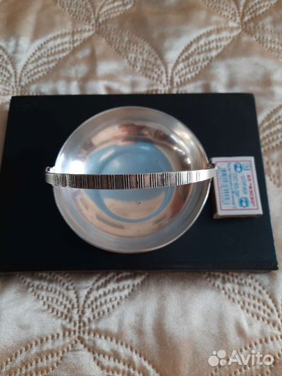 Конфетница, сахарница. Мельхиор