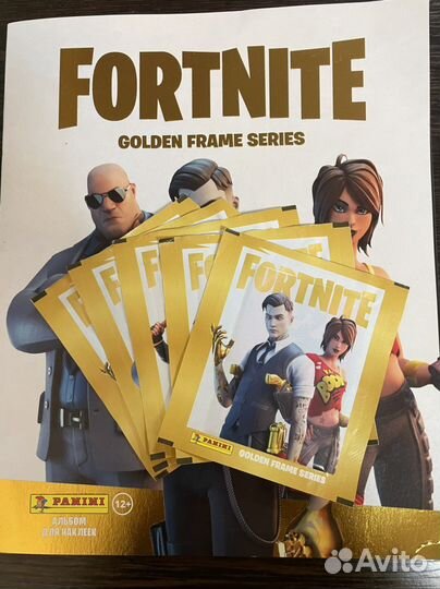 Fortnite 3 Golden Frame Series 50 пакетов