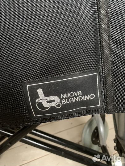 Итальянская складная инвалидная коляска на 180 кг