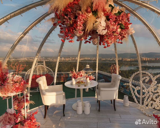 Романтика на высоте в Красноярске