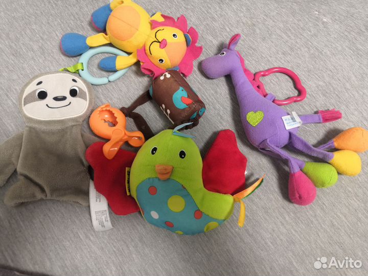 Детский развивающий коврик, игрушки от 0 до 9 мес