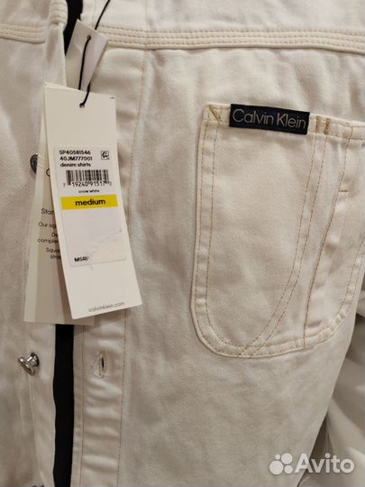 Джинсовая рубашка мужская calvin klein