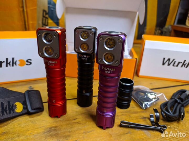 Wurkkos hd15 светодиодный фонарь