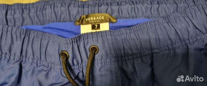 Шорты мужские Versace синие новые оригинал