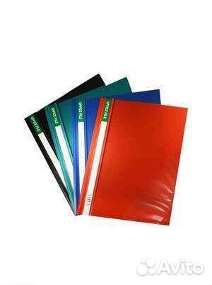 Папка скоросшиватель А4 с карманом