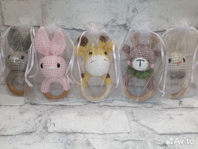 Вязаные погремушки