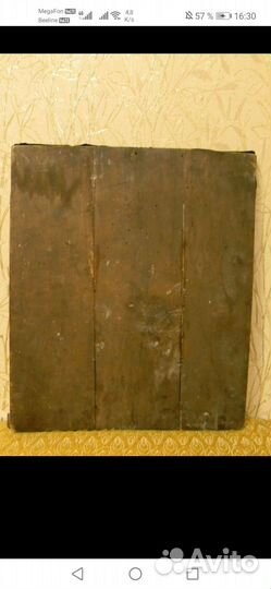 Икона четырёхчастная в латунном окладе