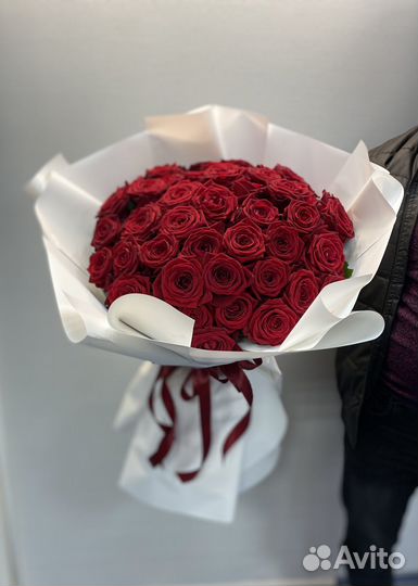 Цветы/Букет 51 красная роза