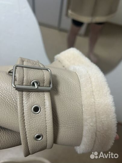 Дубленка авиатор женская