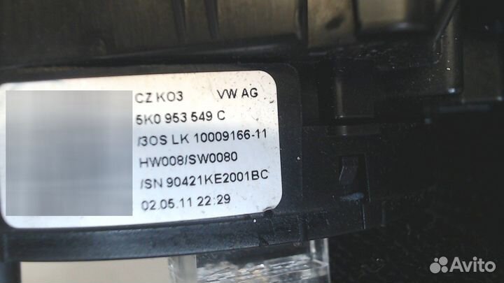 Шлейф руля Volkswagen Golf 6, 2011