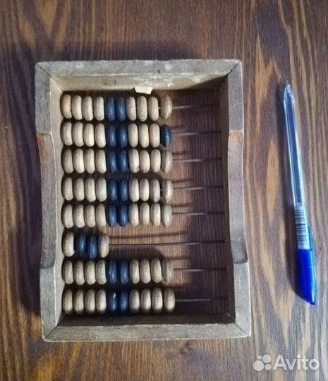 СССР счеты детские.Дерево